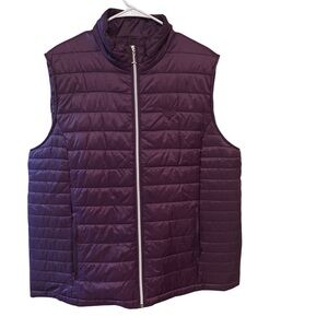 Alaska Lightweight Purple Puffer Vest Size XXXL
